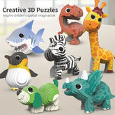 3D Puzzle - Kindergarten Tiere